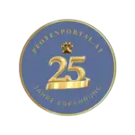 Qualitätssiegel Pfotenportal für über 25 Jahre Hundeerfahrung