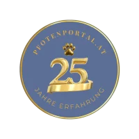 Qualitätssiegel Pfotenportal für über 25 Jahre Hundeerfahrung